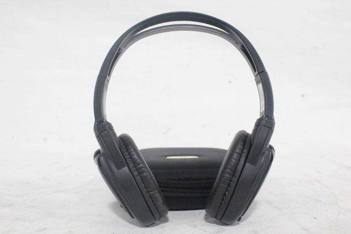 (2) Williams Sound WIR RX15-2 Dual-Channel Infrared Wireless Headphones (2.3 or 2.8 MHz) w/ (2) Vinyl Zipper Cases