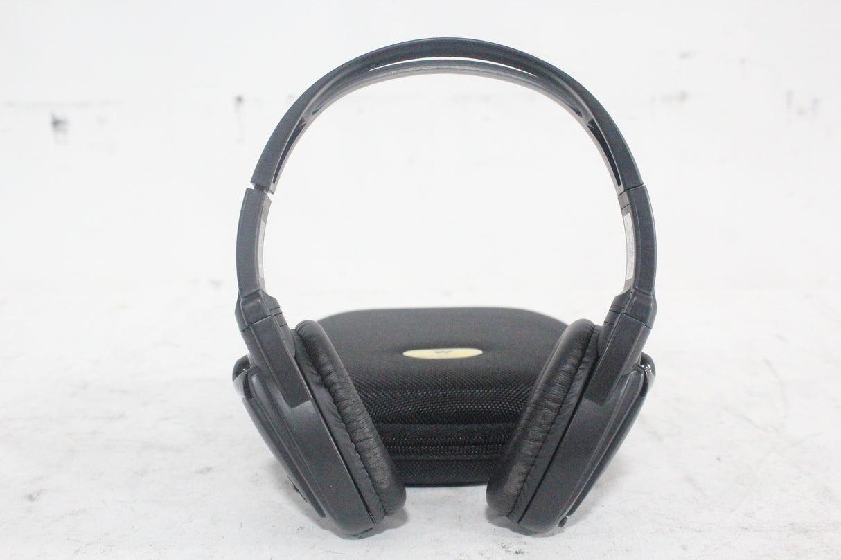 (2) Williams Sound WIR RX15-2 Dual-Channel Infrared Wireless Headphones (2.3 or 2.8 MHz) w/ (2) Vinyl Zipper Cases