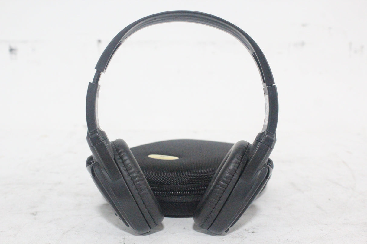 (2) Williams Sound WIR RX15-2 Dual-Channel Infrared Wireless Headphones (2.3 or 2.8 MHz) w/ (2) Vinyl Zipper Cases
