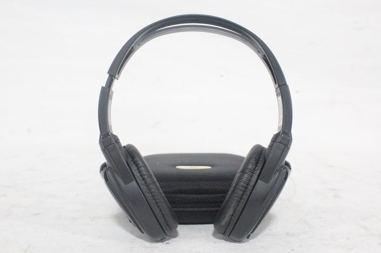 (2) Williams Sound WIR RX15-2 Dual-Channel Infrared Wireless Headphones (2.3 or 2.8 MHz) w/ (2) Vinyl Zipper Cases