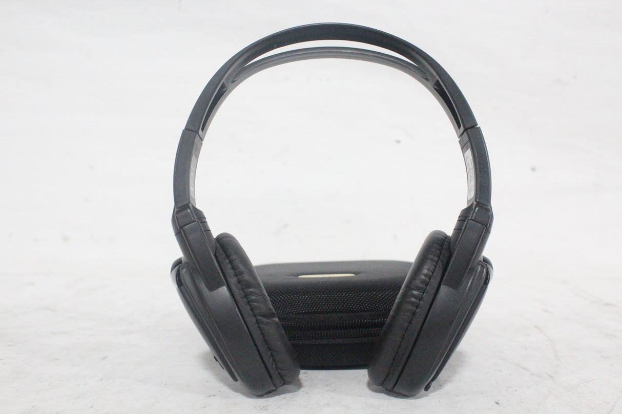 (2) Williams Sound WIR RX15-2 Dual-Channel Infrared Wireless Headphones (2.3 or 2.8 MHz) w/ (2) Vinyl Zipper Cases