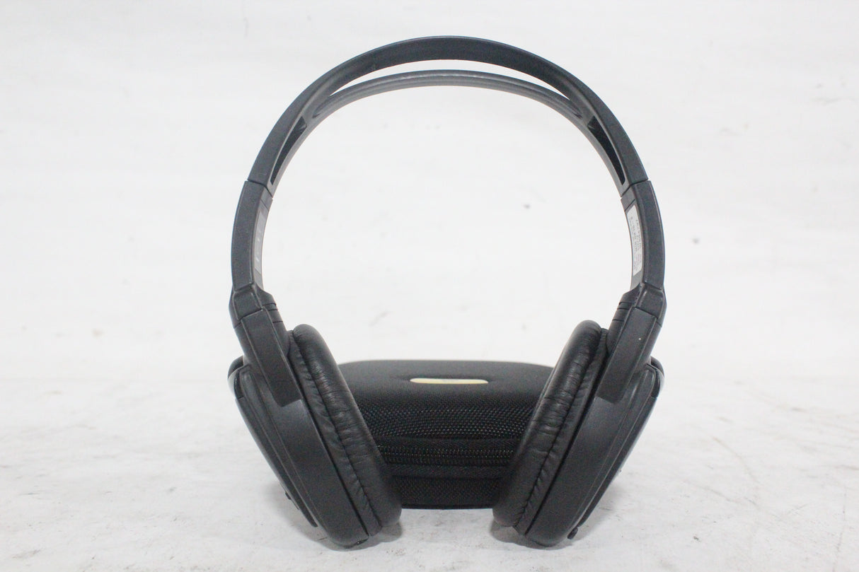 (2) Williams Sound WIR RX15-2 Dual-Channel Infrared Wireless Headphones (2.3 or 2.8 MHz) w/ (2) Vinyl Zipper Cases