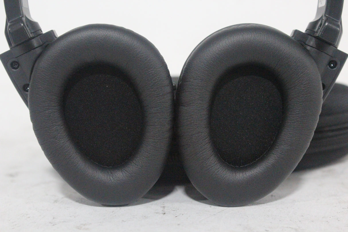 (2) Williams Sound WIR RX15-2 Dual-Channel Infrared Wireless Headphones (2.3 or 2.8 MHz) w/ (2) Vinyl Zipper Cases