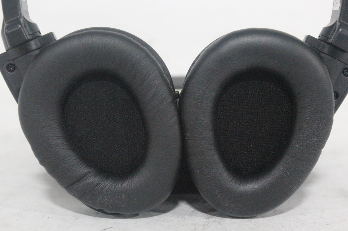 (2) Williams Sound WIR RX15-2 Dual-Channel Infrared Wireless Headphones (2.3 or 2.8 MHz) w/ (2) Vinyl Zipper Cases