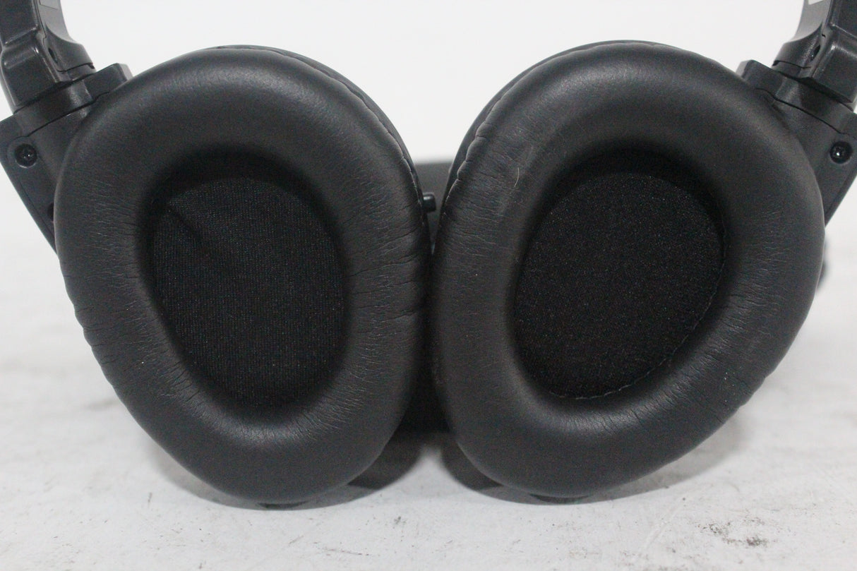 (2) Williams Sound WIR RX15-2 Dual-Channel Infrared Wireless Headphones (2.3 or 2.8 MHz) w/ (2) Vinyl Zipper Cases