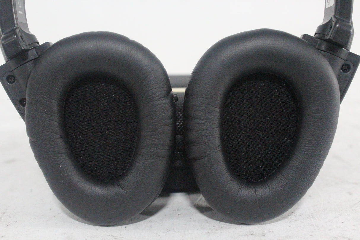 (2) Williams Sound WIR RX15-2 Dual-Channel Infrared Wireless Headphones (2.3 or 2.8 MHz) w/ (2) Vinyl Zipper Cases