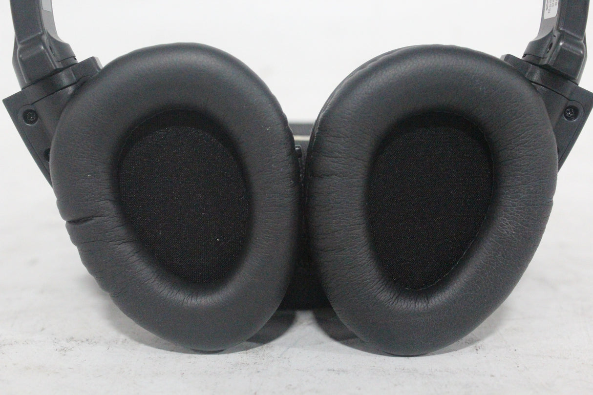 (2) Williams Sound WIR RX15-2 Dual-Channel Infrared Wireless Headphones (2.3 or 2.8 MHz) w/ (2) Vinyl Zipper Cases
