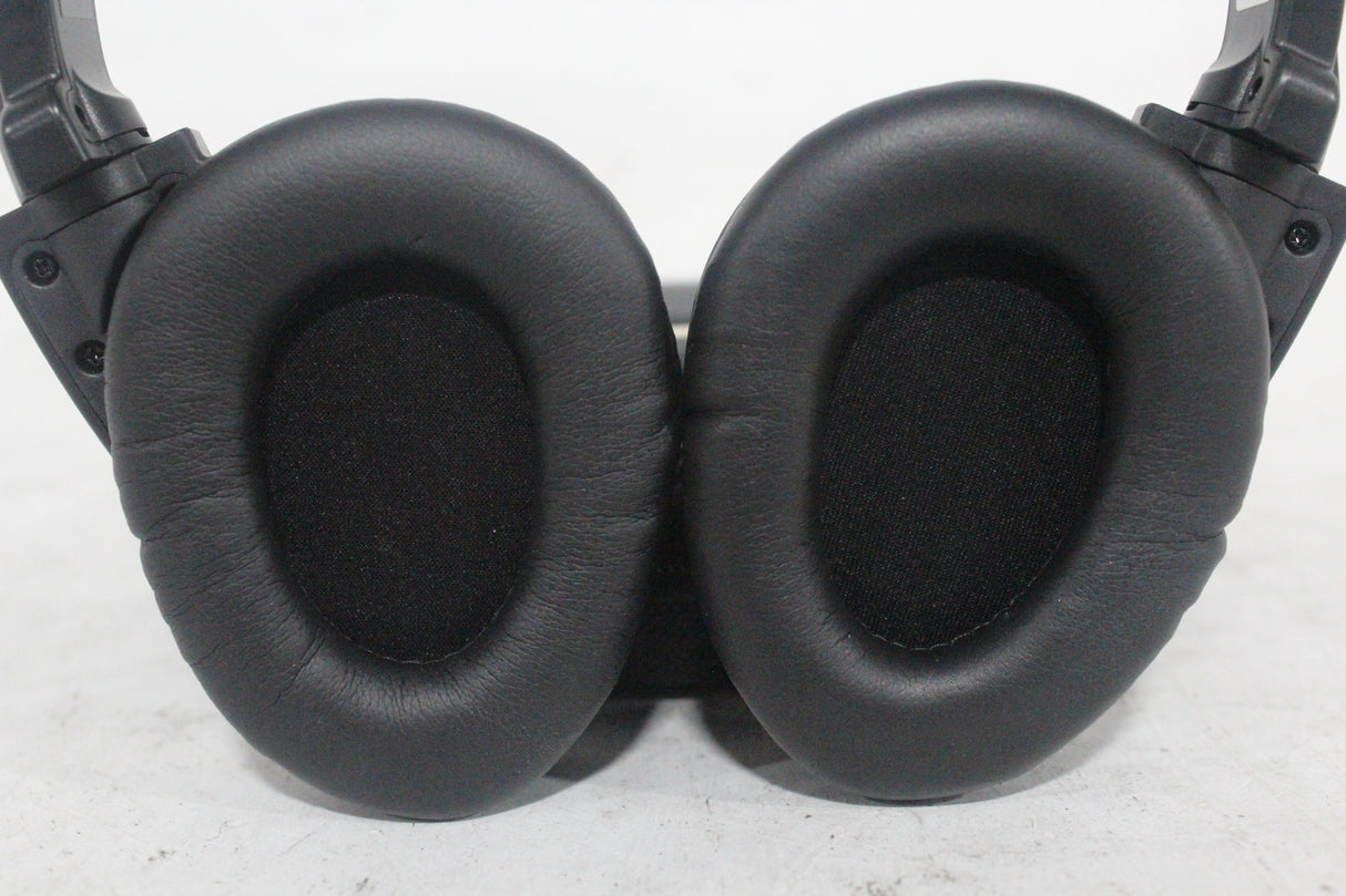 (2) Williams Sound WIR RX15-2 Dual-Channel Infrared Wireless Headphones (2.3 or 2.8 MHz) w/ (2) Vinyl Zipper Cases