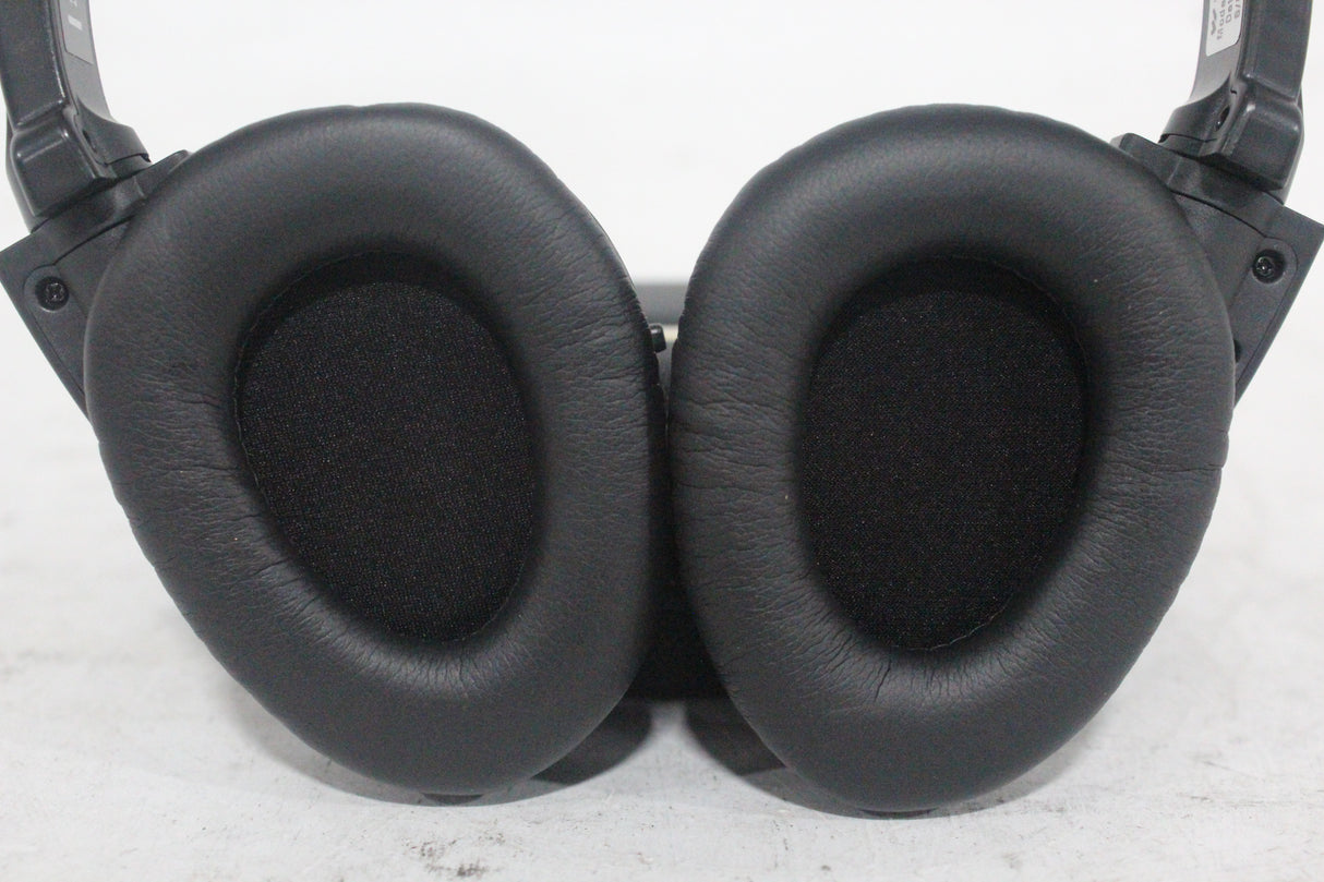 (2) Williams Sound WIR RX15-2 Dual-Channel Infrared Wireless Headphones (2.3 or 2.8 MHz) w/ (2) Vinyl Zipper Cases