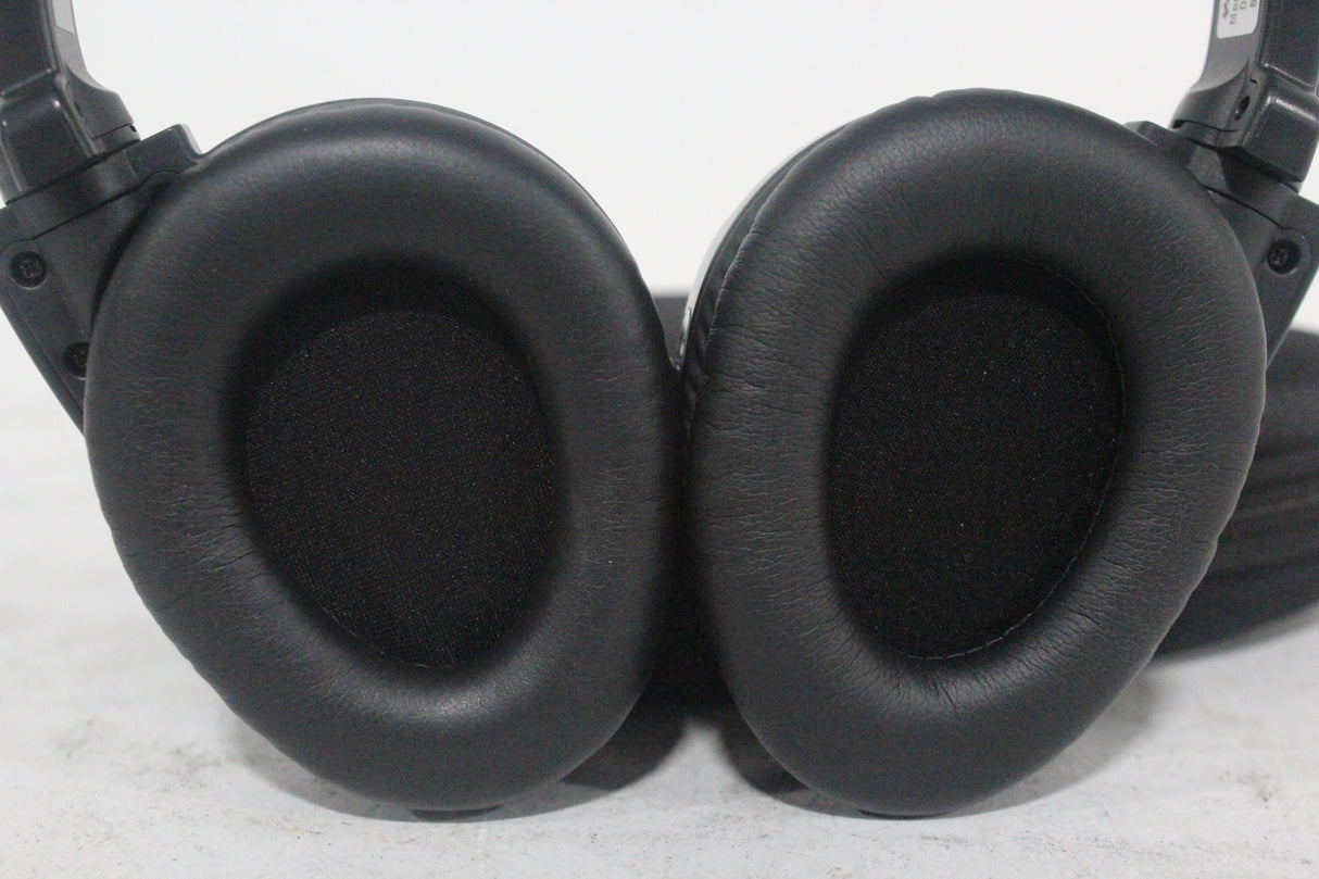 (2) Williams Sound WIR RX15-2 Dual-Channel Infrared Wireless Headphones (2.3 or 2.8 MHz) w/ (2) Vinyl Zipper Cases