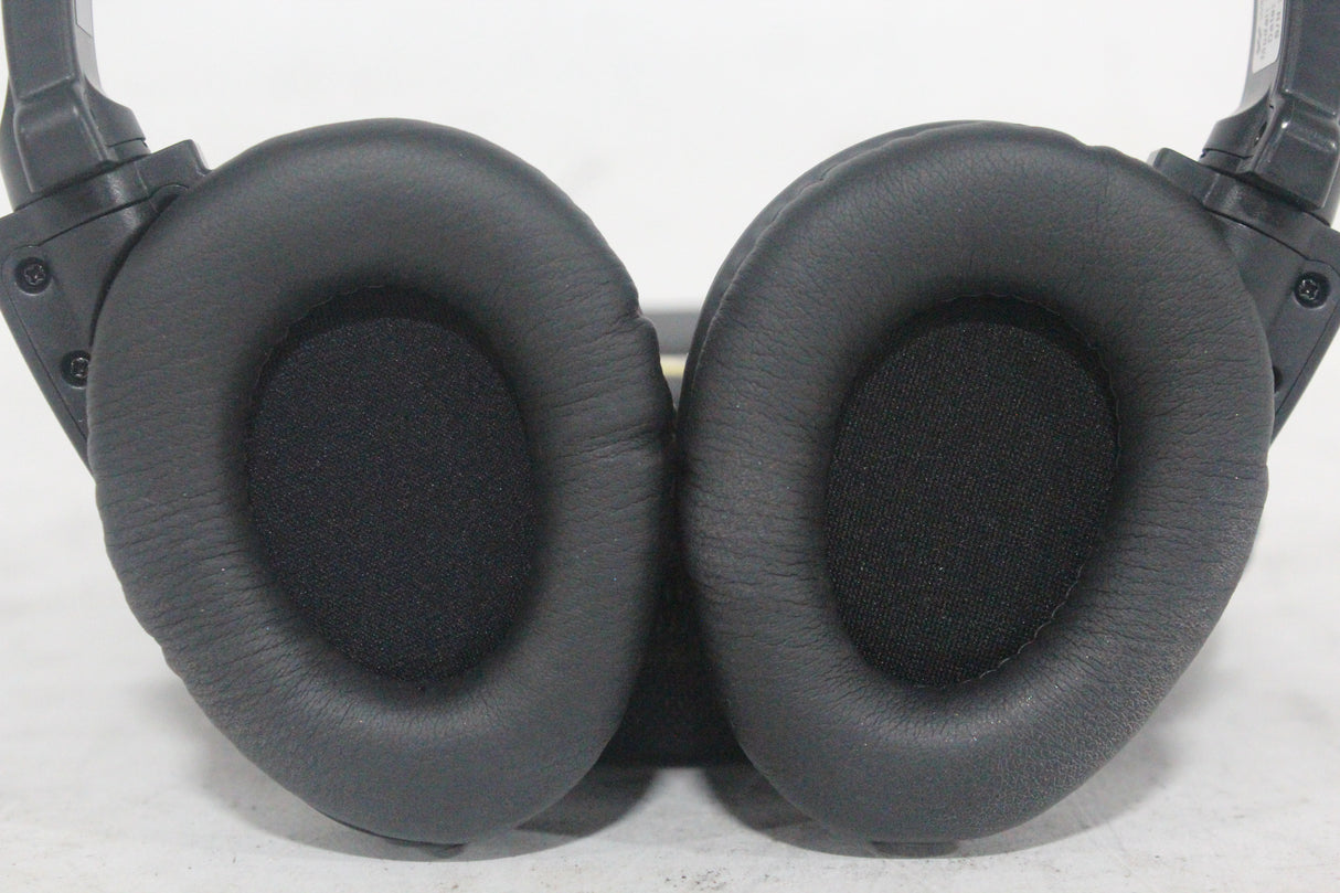 (2) Williams Sound WIR RX15-2 Dual-Channel Infrared Wireless Headphones (2.3 or 2.8 MHz) w/ (2) Vinyl Zipper Cases
