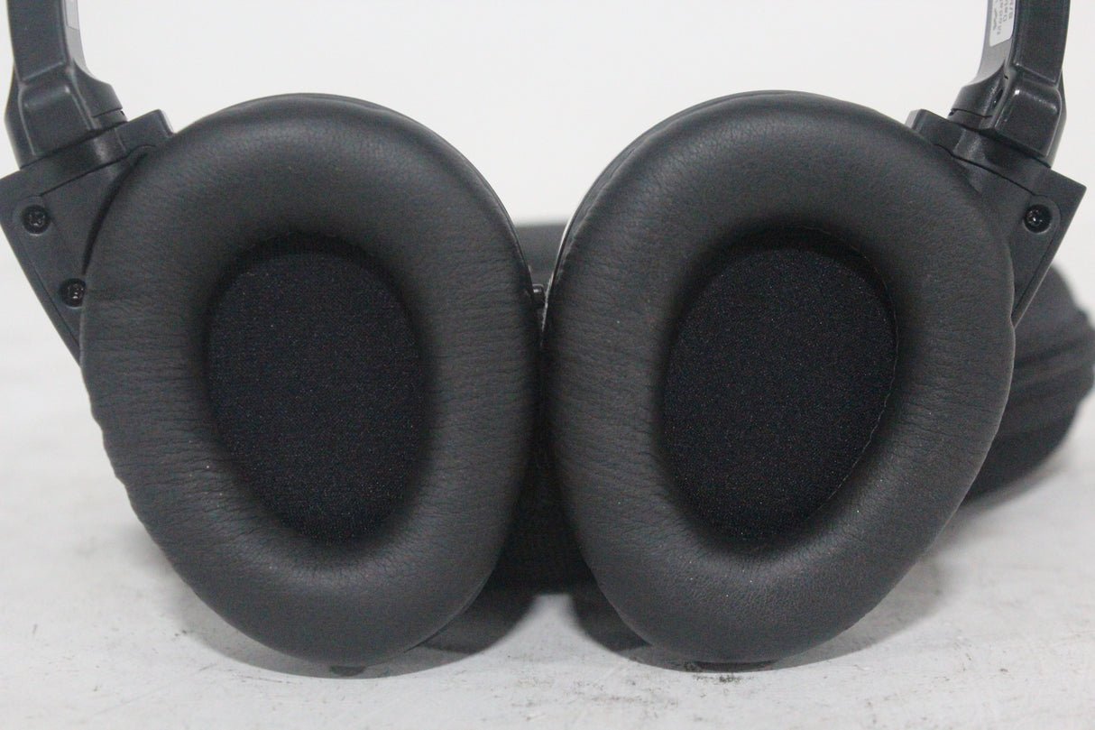 (2) Williams Sound WIR RX15-2 Dual-Channel Infrared Wireless Headphones (2.3 or 2.8 MHz) w/ (2) Vinyl Zipper Cases