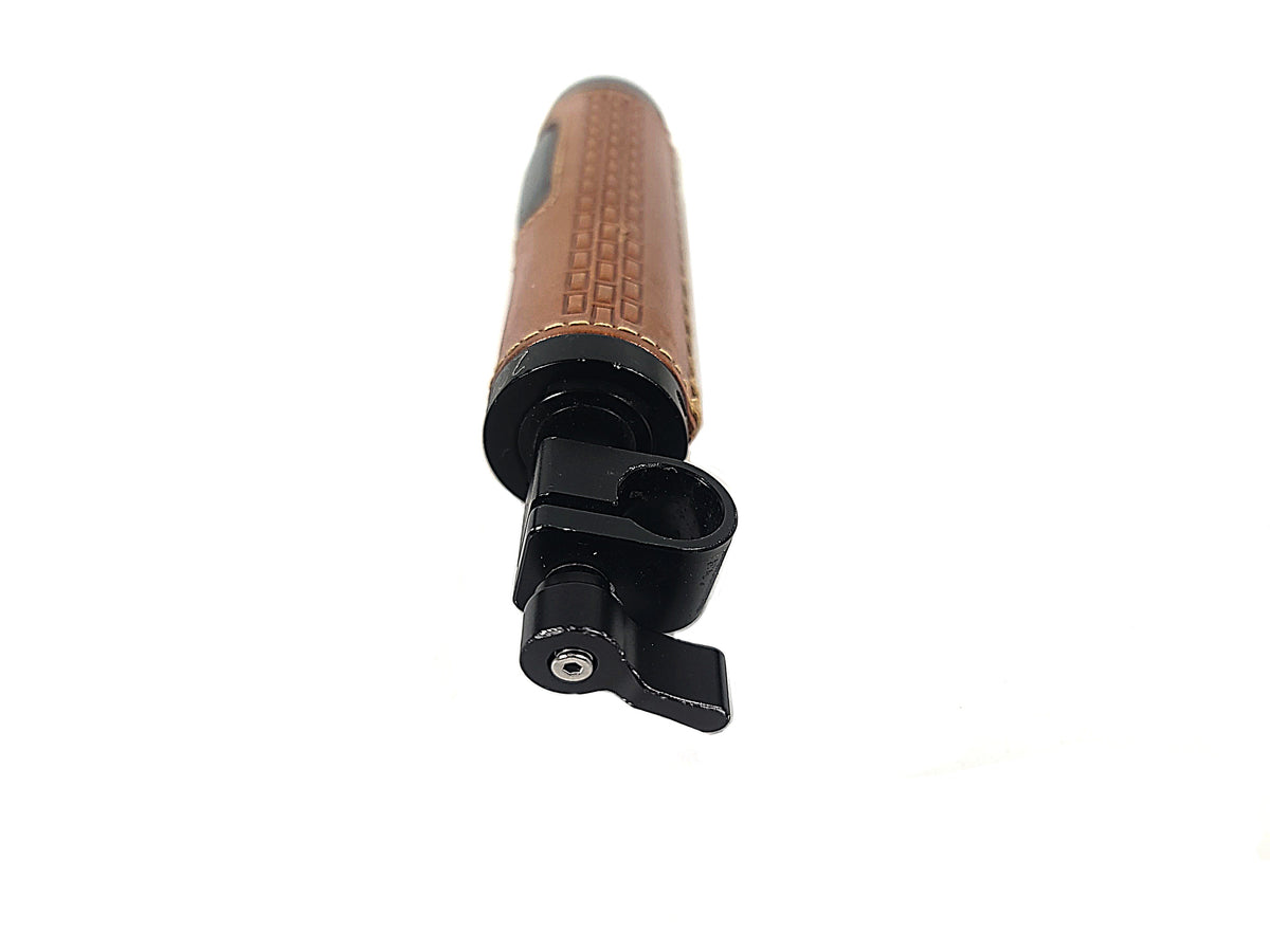 (2) Camvate Rod Clamp Handle Grip Leather for DSLR Camera Rod System