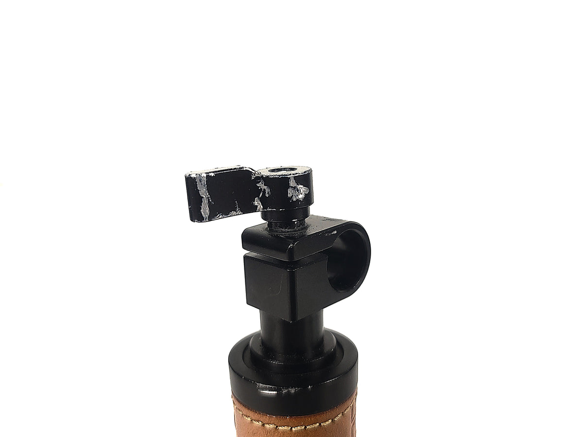 (2) Camvate Rod Clamp Handle Grip Leather for DSLR Camera Rod System