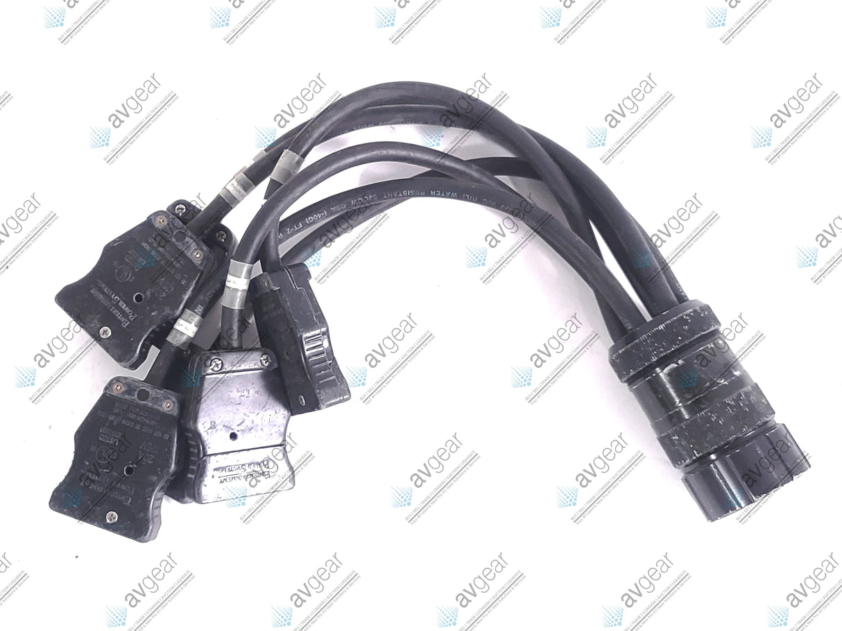 (2) Male 19-Pin Socapex to (6) Female Stage Pin 1' Fan Out Cables