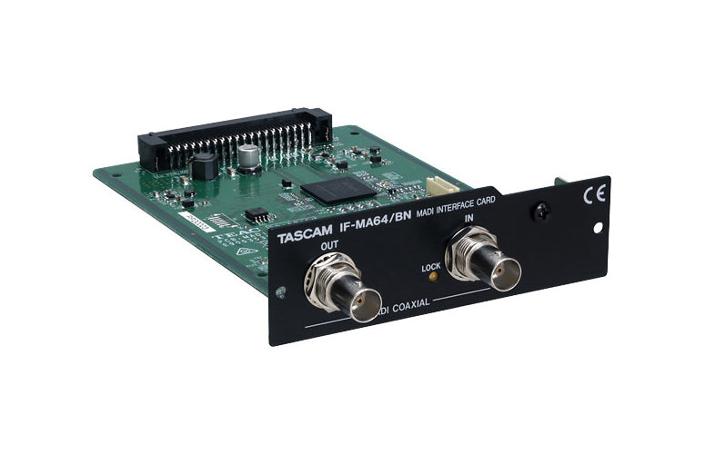 TASCAM IF-MA64/BN 64-Channel MADI Coaxial Interface Card for DA-6400 64-Channel Recorder