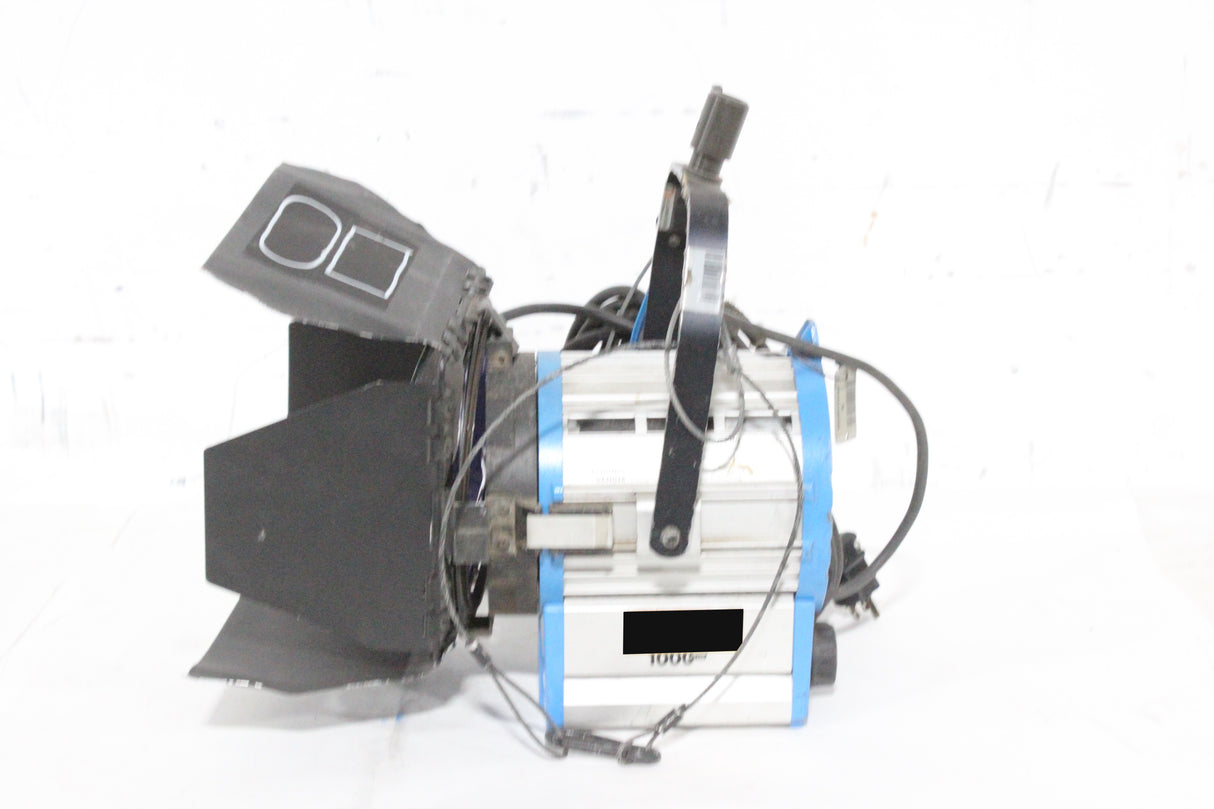 (3) ARRI 1000W T1 Location Fresnel with Stand Mount With Barn Doors