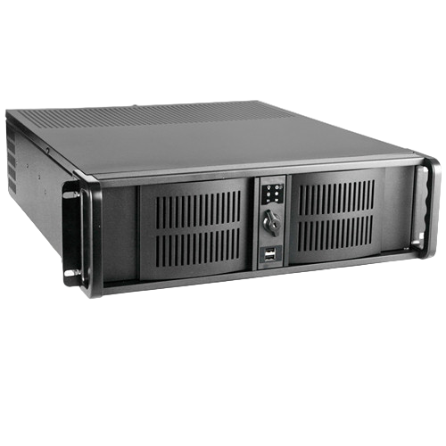 3RU Media Server Computer in iStar D Storm D-300 Chassis