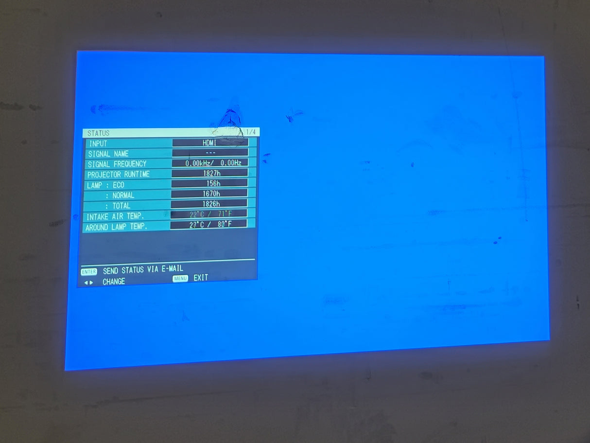(4) Panasonic PT-EW640 5,800 Lumens WXGA 0.76" 3LCD Large Venue Projector (No Lens)