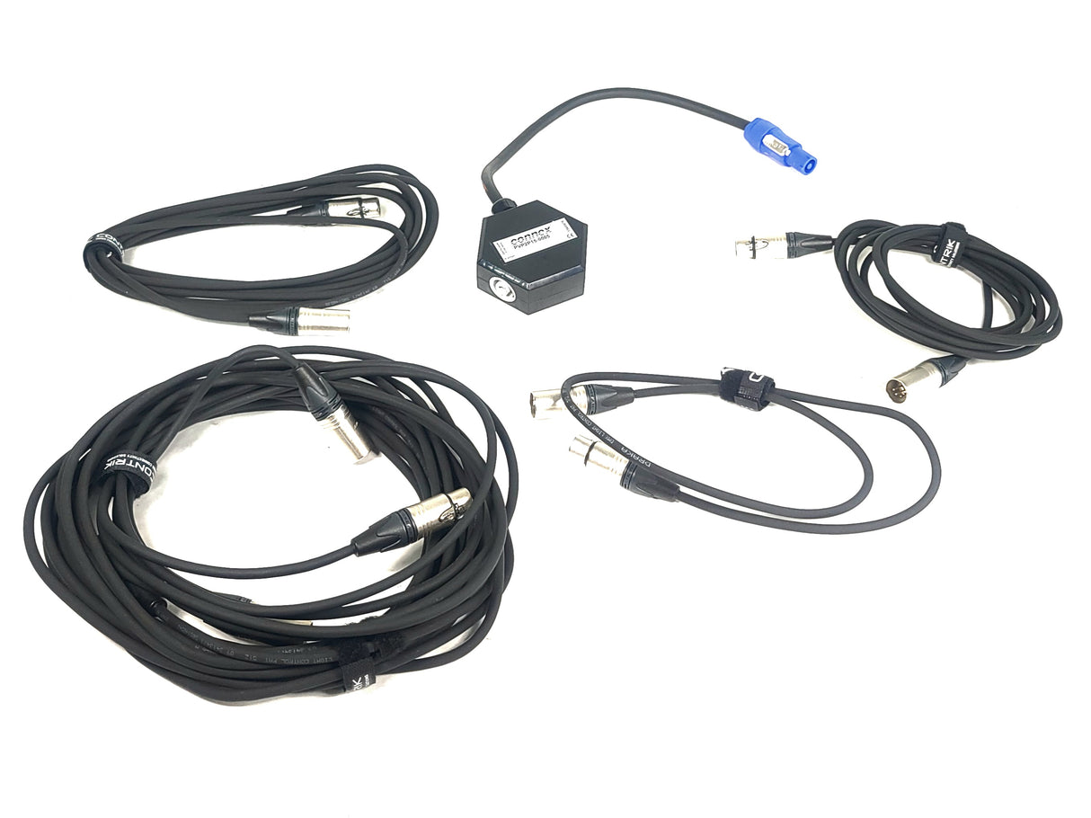 (5) Cameo CLPFLATPRO7 LED RGB Par Can Lights w/ Accessories in Wheeled Road Case