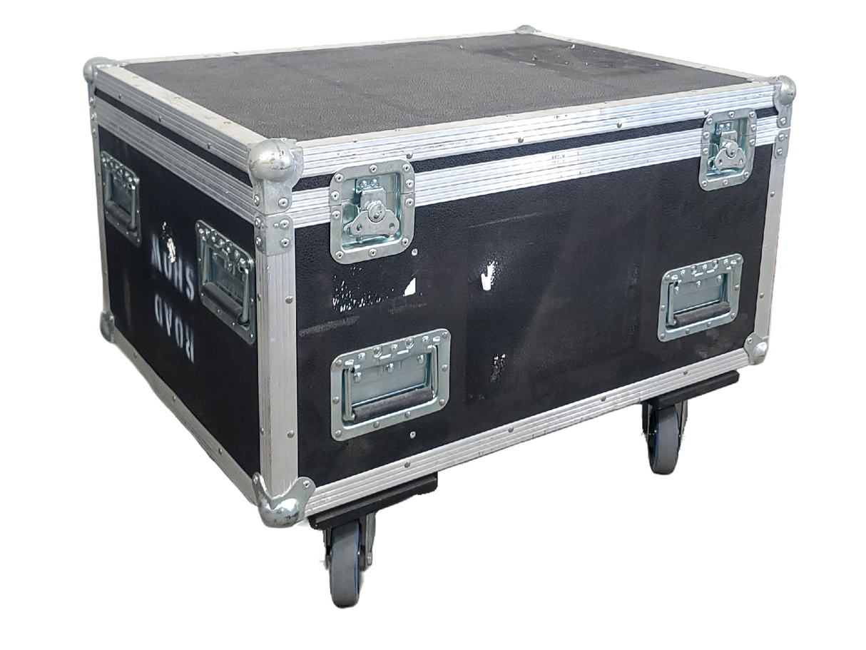 (5) Cameo CLPFLATPRO7 LED RGB Par Can Lights w/ Accessories in Wheeled Road Case