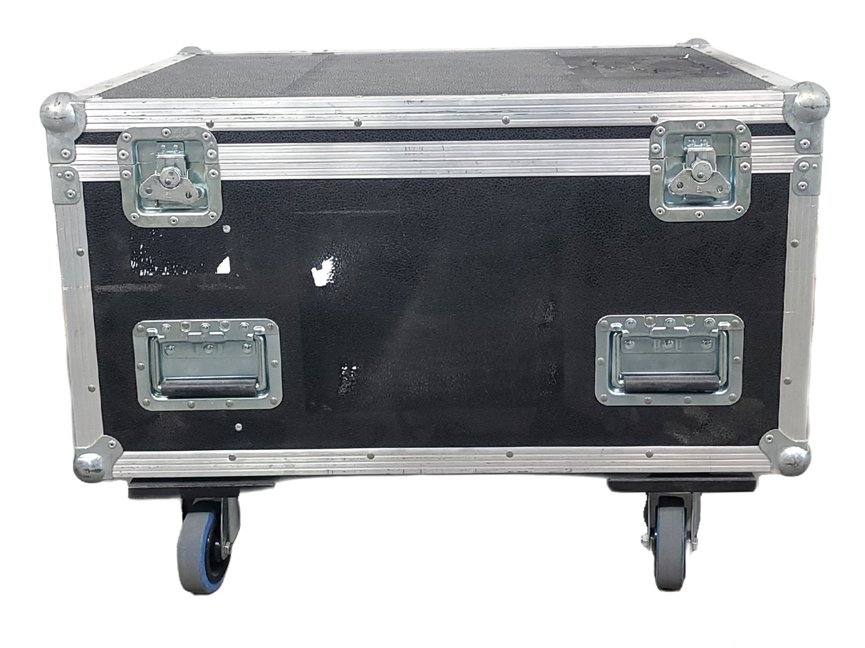 (5) Cameo CLPFLATPRO7 LED RGB Par Can Lights w/ Accessories in Wheeled Road Case