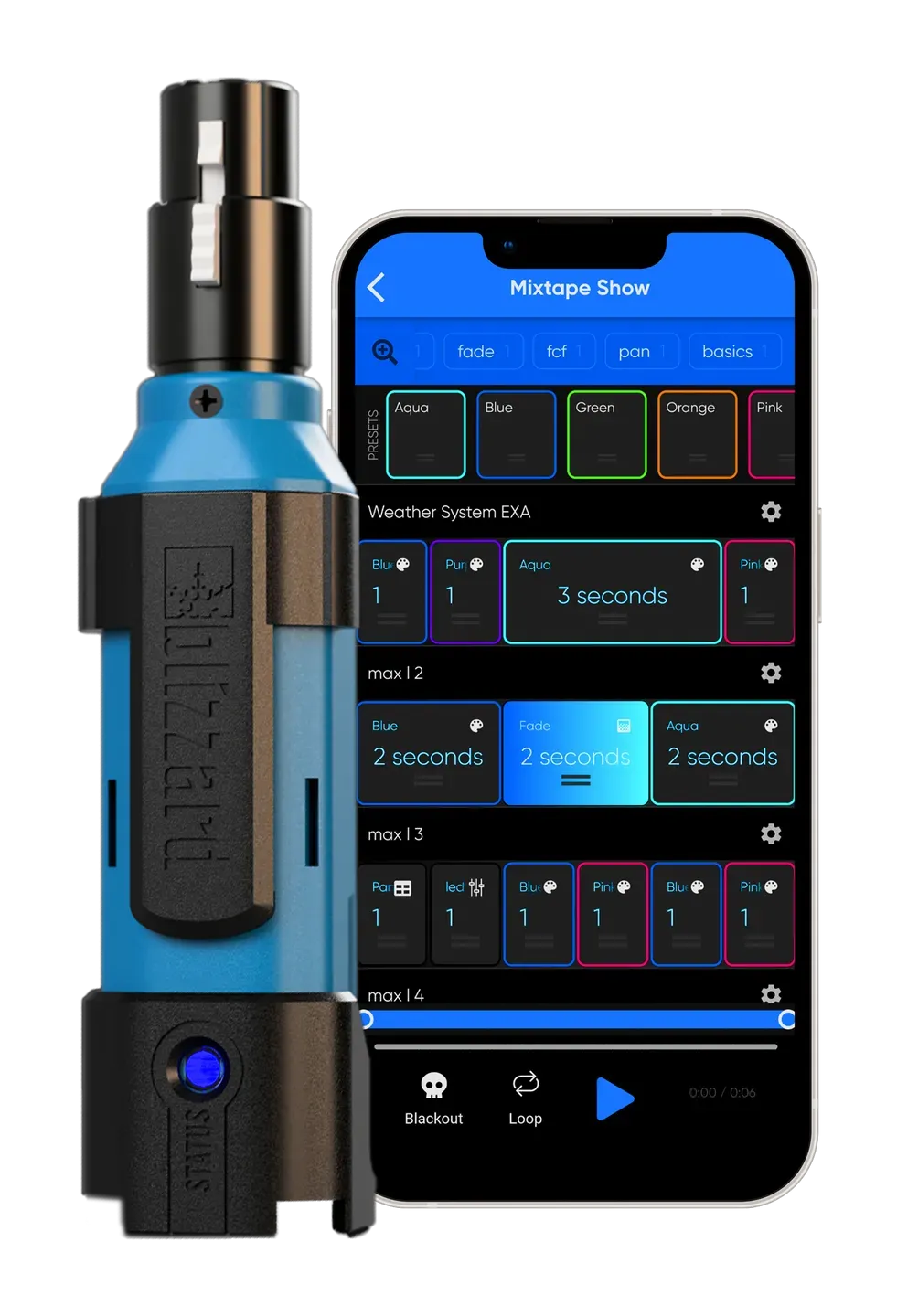 Blizzard Soc-it (3-pin) Wireless DMX Controller