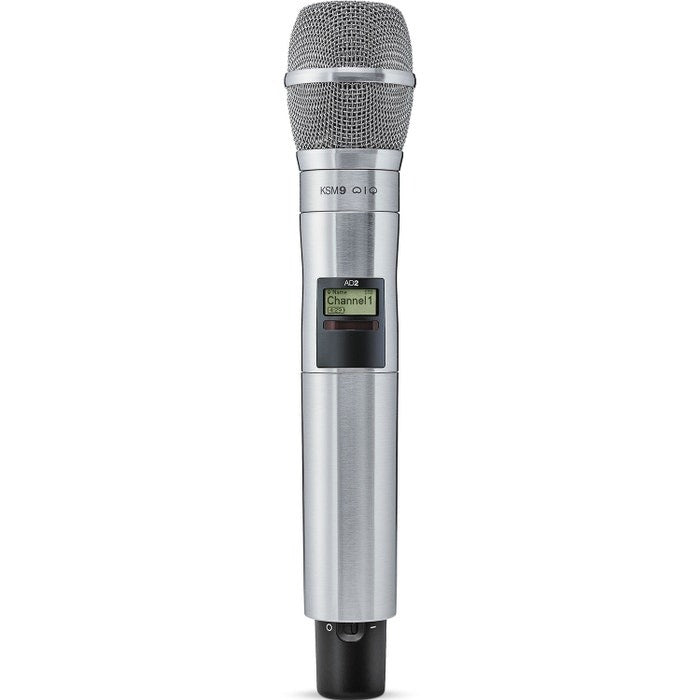 Shure AD2/KSM9 - Handheld Wireless Microphone Transmitter in Nickel Finish (X55 Band: 941-960 MHz)