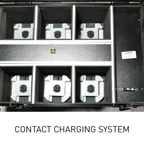 ADJ ELE600 Element H6 Pak with Charging Case (6-Pack, Black)