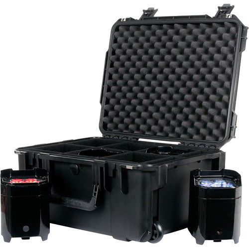ADJ Element PC6 Wheeled Rolling Case for 6 Element Pars Fixtures (Black)