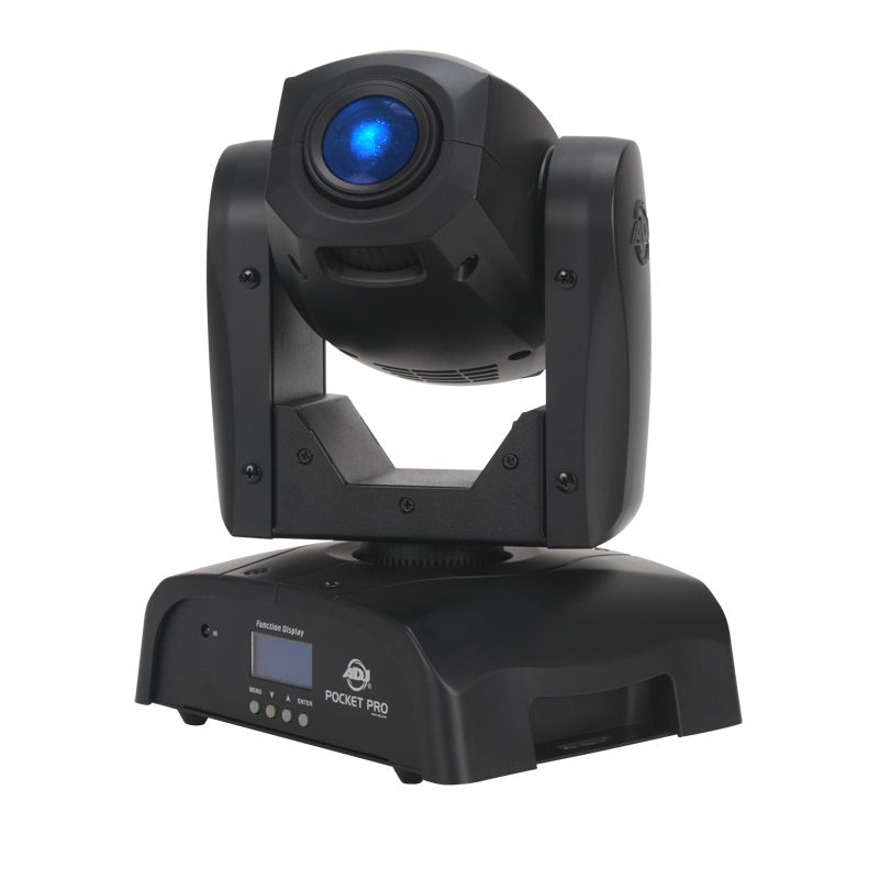 ADJ Pocket Pro Compact BLK LED Moving Head Light (Black)