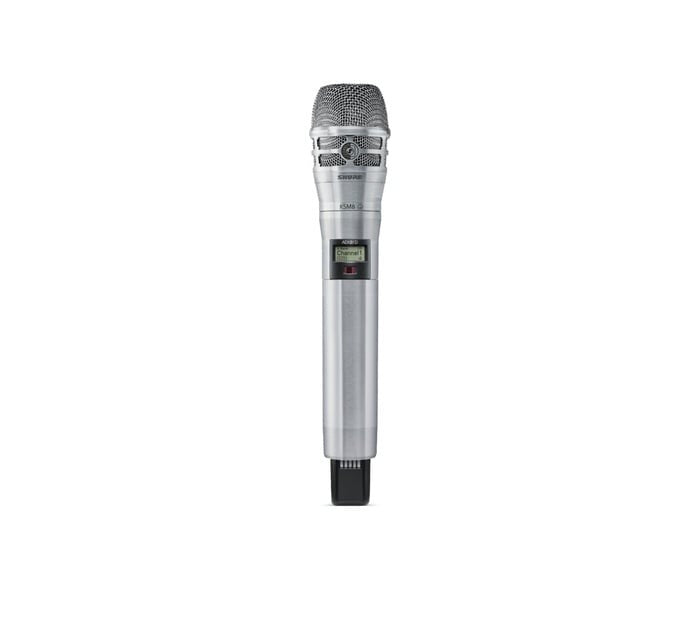 Shure ADX2FD/K8N Digital Handheld Wireless Microphone Transmitter with KSM8 Capsule (G57: 470 to 616 MHz, Nickel)