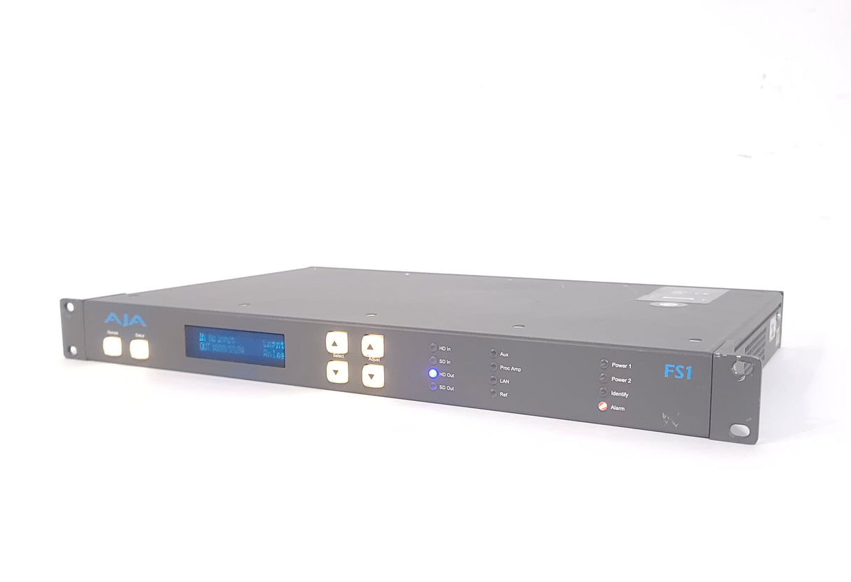 AJA FS1 Frame Synchronizer & Bi-Directional Converter - HD & SD, Digital & Analog Audio