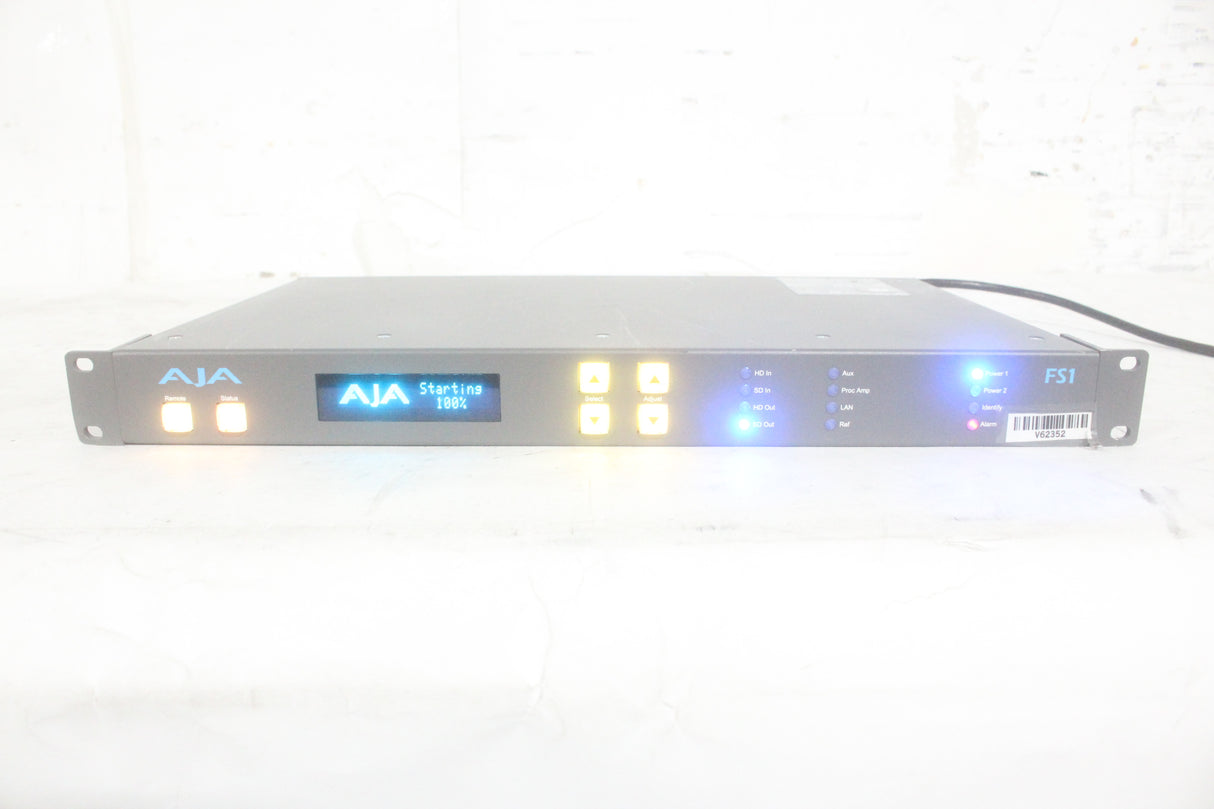 AJA FS1 Frame Synchronizer & Bi-Directional Converter - HD & SD, Digital & Analog Audio (Power Tested)