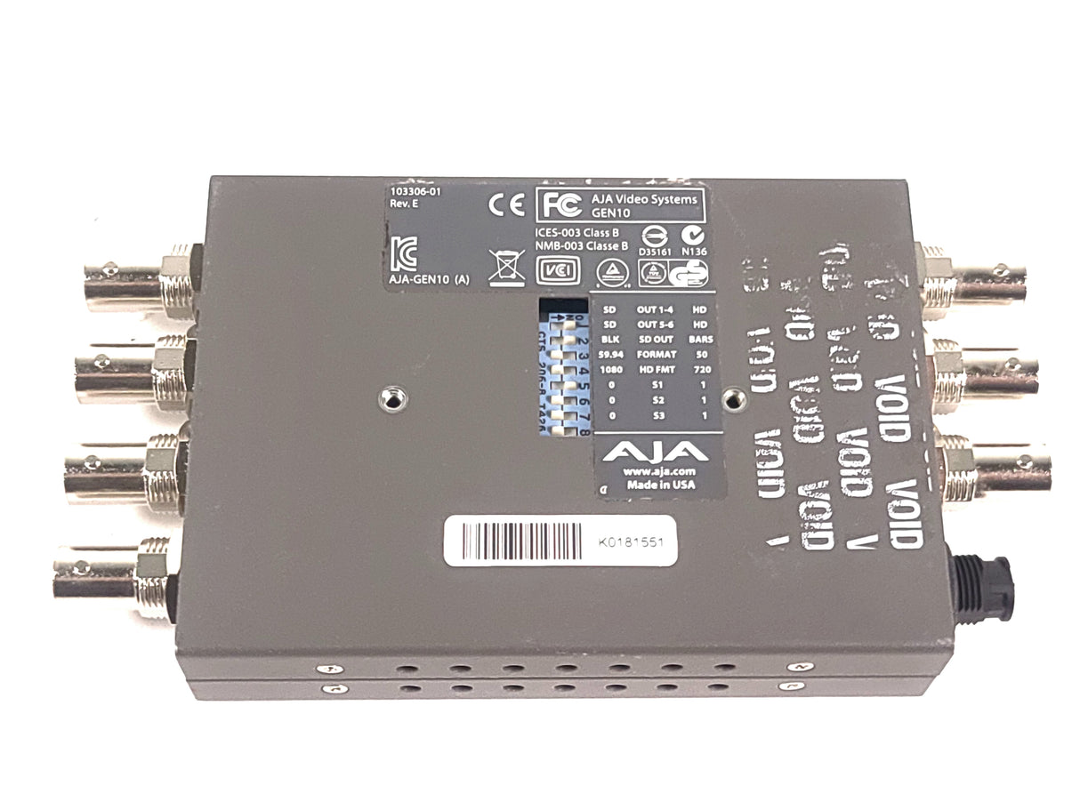 AJA GEN10 SD/HD/AES Sync Generator