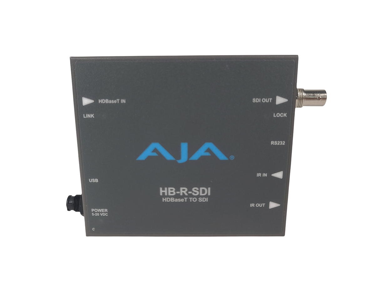 AJA HB-R-SDI HDBaseT Video and Control Extension Mini-Converter