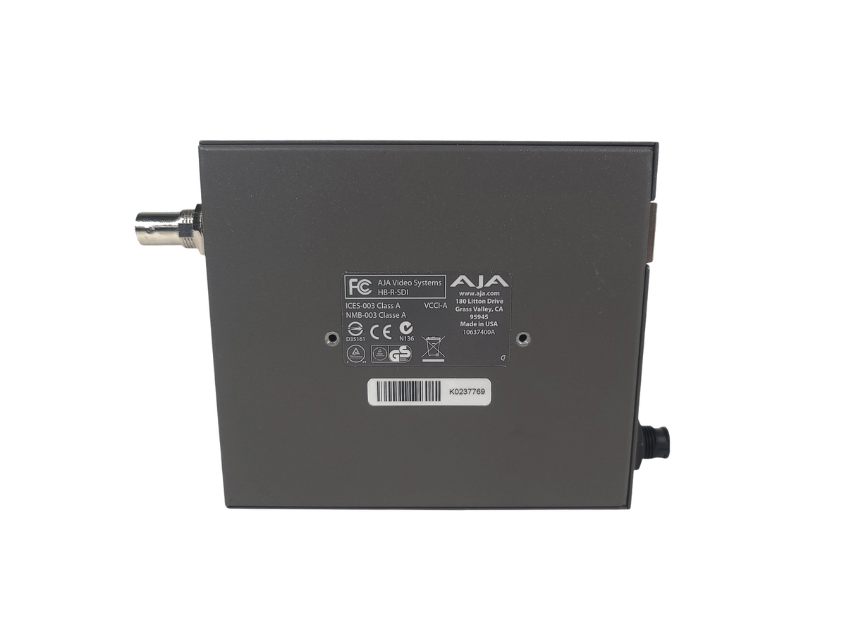 AJA HB-R-SDI HDBaseT Video and Control Extension Mini-Converter