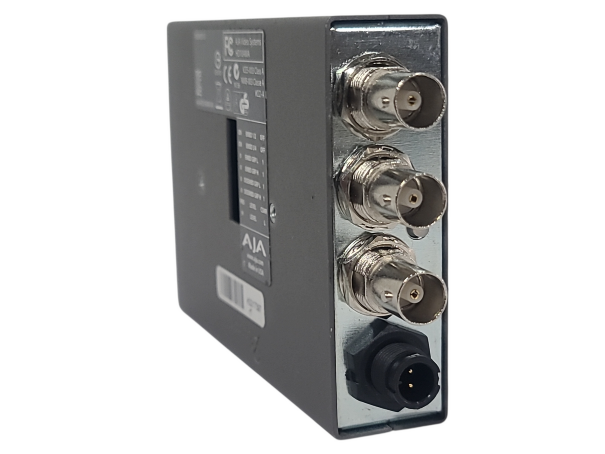 AJA HD10AMA Dual Rate HD/SD 4 Channel Balanced Audio Embedder/Disembedder