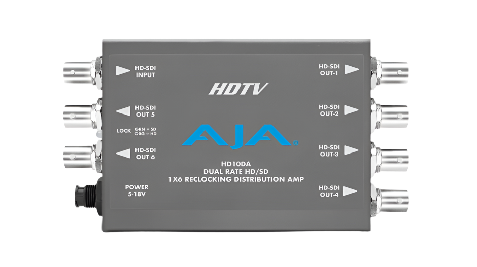 AJA HD10DA 1x6 HD/SD-SDI Distribution Amp