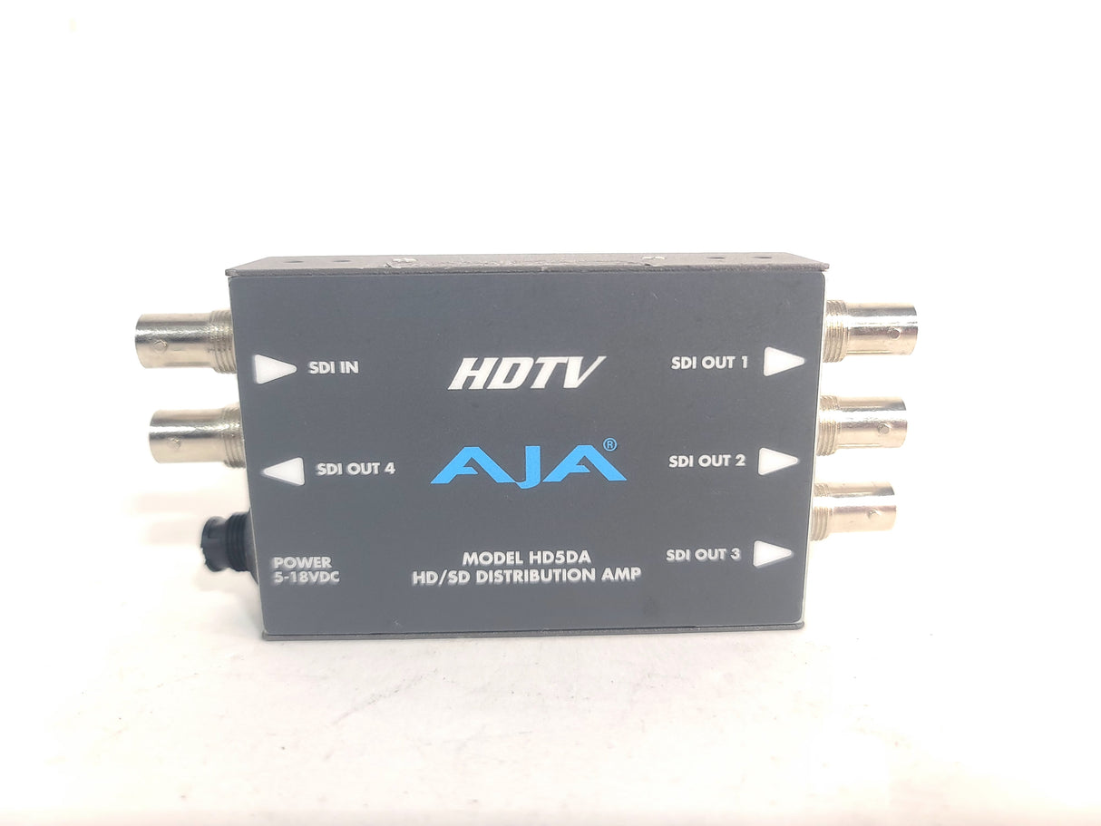 AJA HD5DA 1x4 HD-SDI/SDI Distribution Amplifier - NO PSU