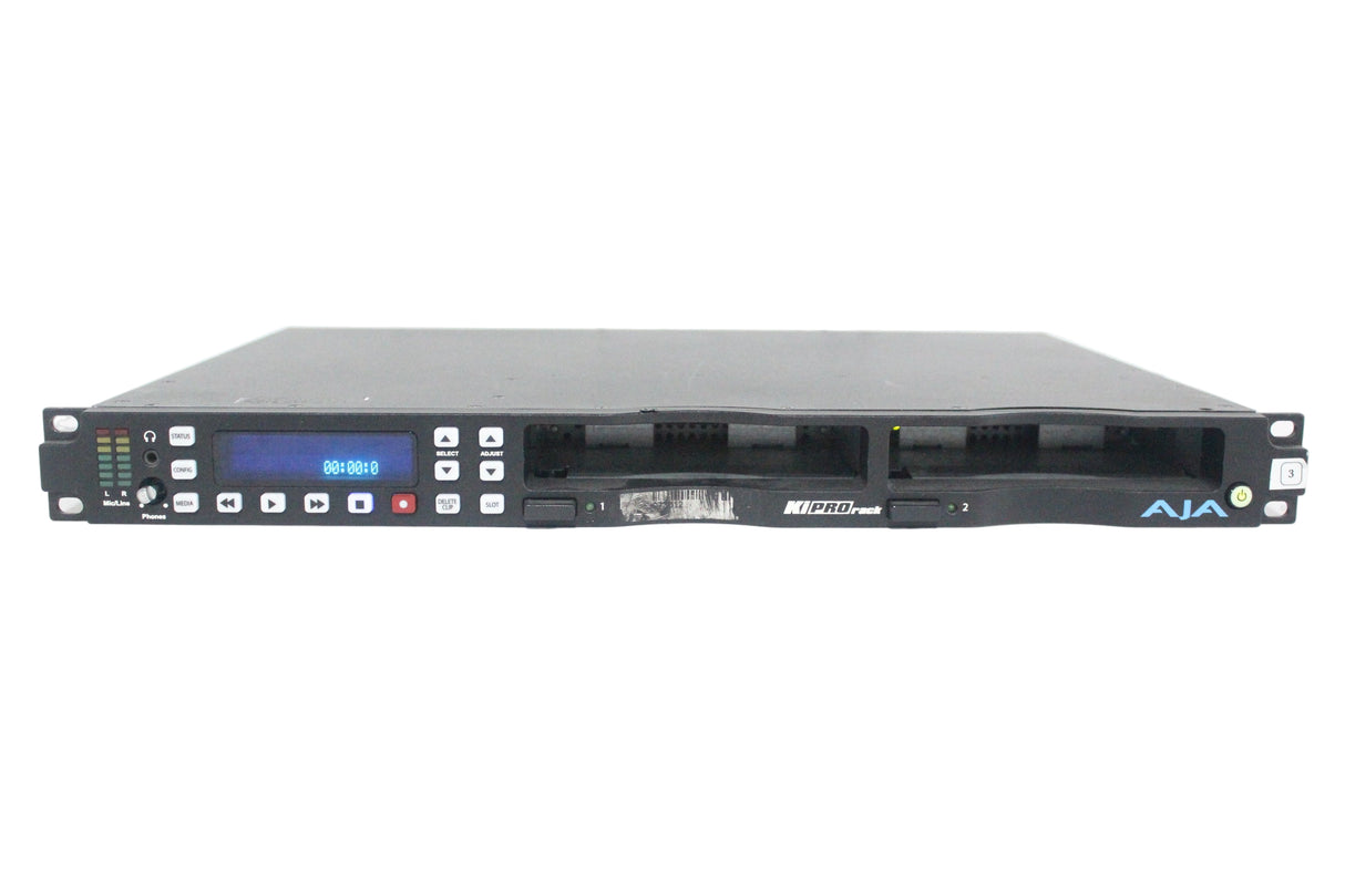 AJA Ki Pro Rack File Based 1RU HD/SD Recorder and Player (No Drive)