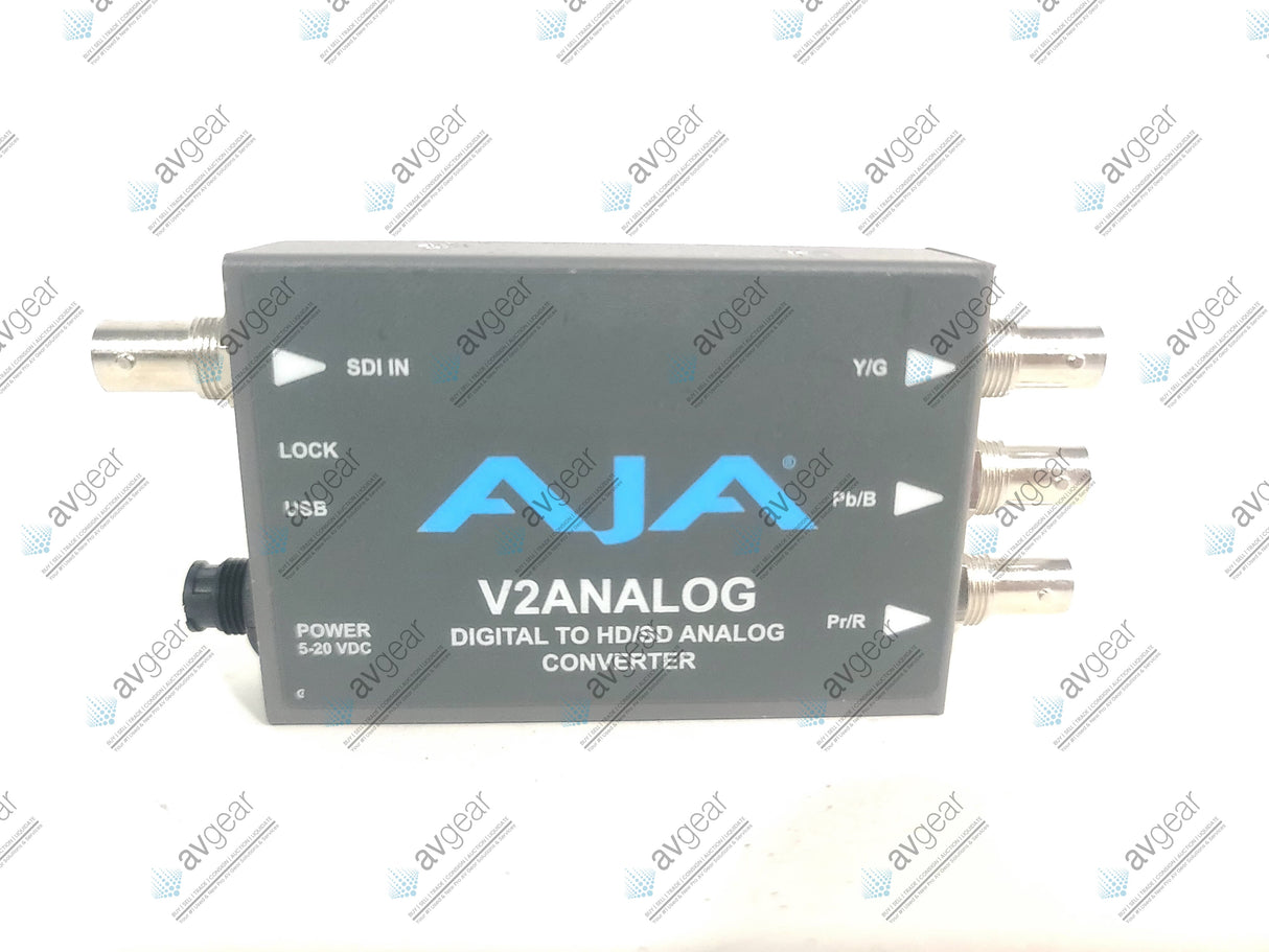AJA V2Analog HD/SD-SDI to Analog Mini-Converter