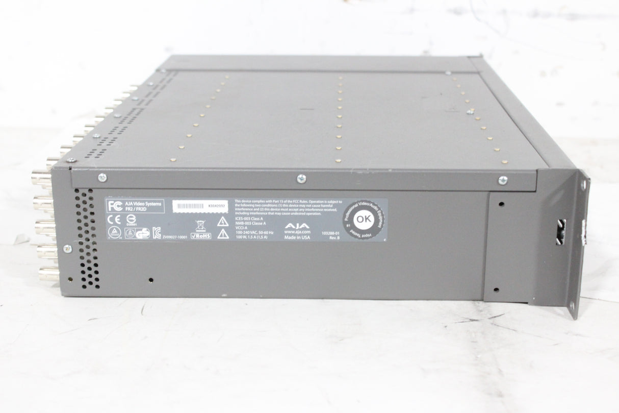 AJA Video System FR2 R-Series 2RU Rackmount Frame