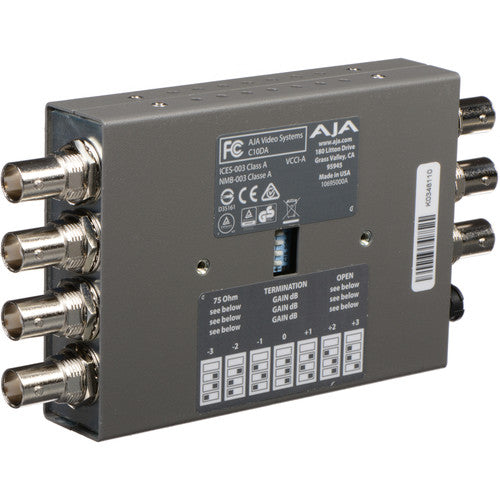 AJA C10DA Analog BNC 1x6 Distribution Amplifier