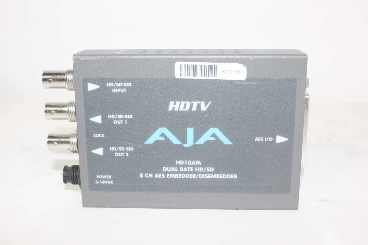 AJA HD10AM Dual Rate HD/SD 8-Channel AES Embedder/Disembedder