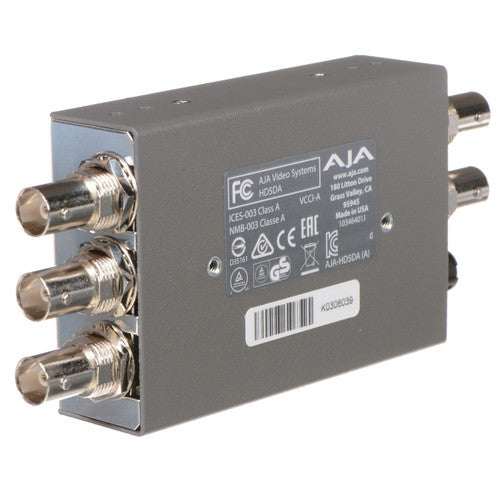 AJA HD5DA 1x4 HD/SD-SDI Distribution Amplifier/Repeater