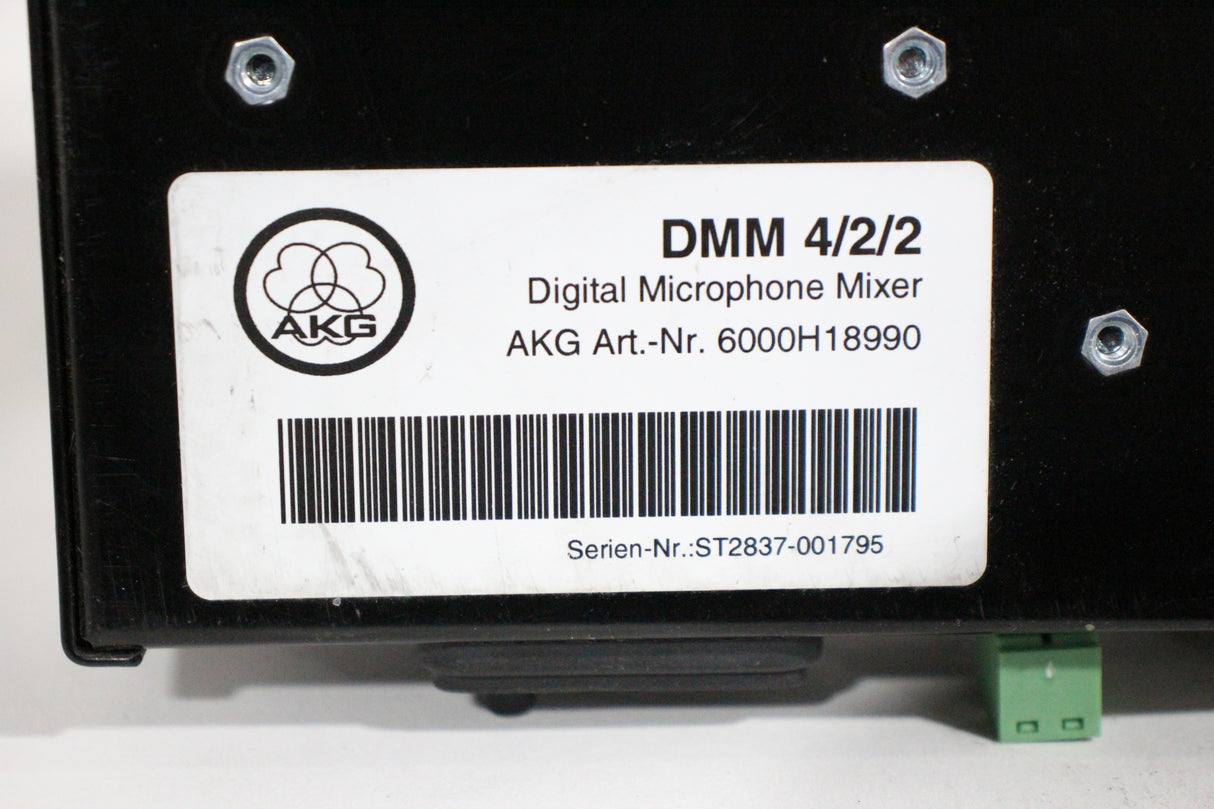 AKG DMM 4/2/2 Processor Controlled Automatic Microphone Mixer