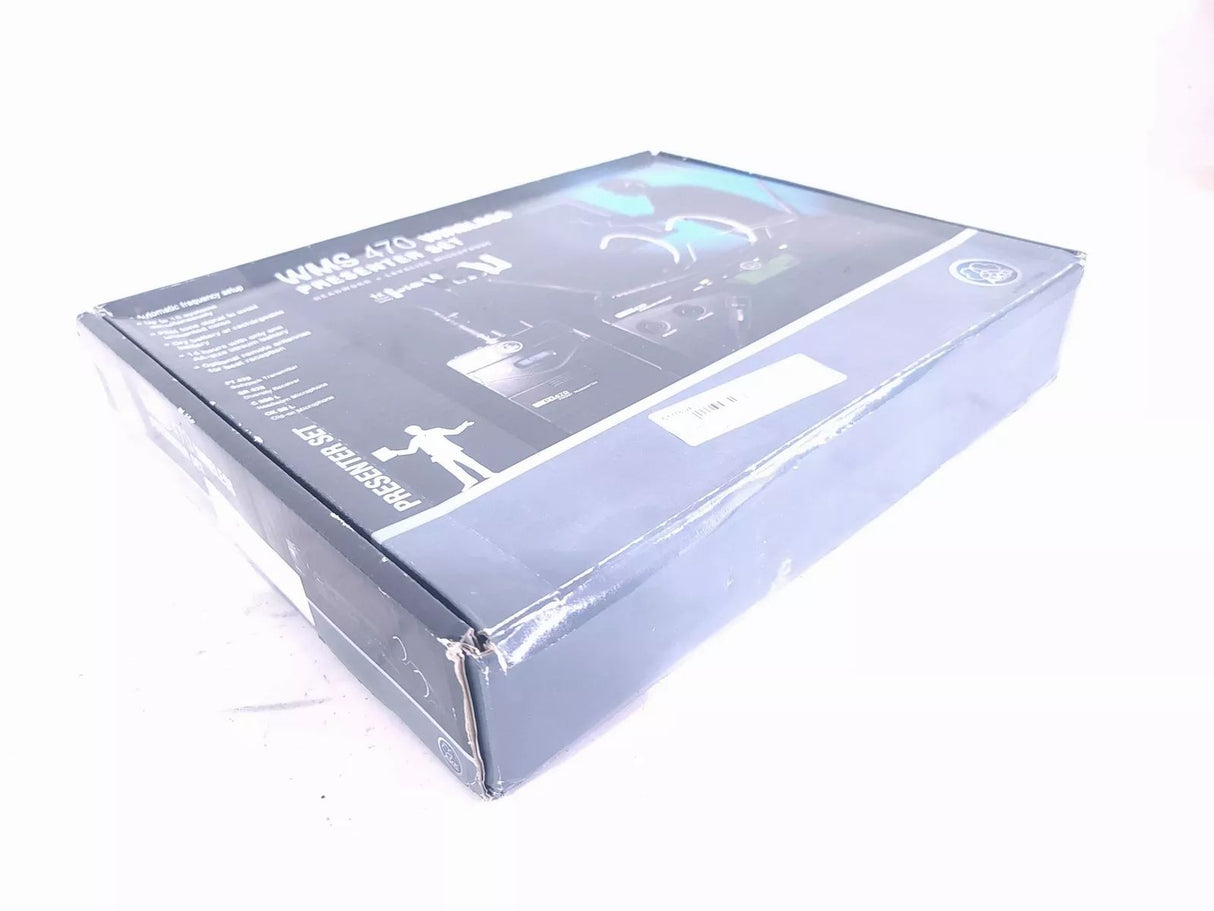 AKG WMS 470 Wireless Presenter Set (650.100-680MHz) w/ CSCRX Receiver, CSCPTX Pocket Transmitter, C555L Microphone