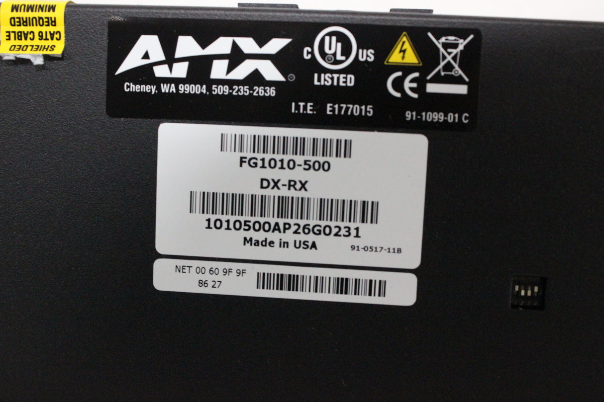 AMX HDMI-RX DXLink Twisted Pair Transmitter/Receiver