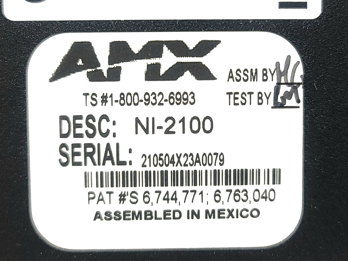 AMX NI-2100 Netlinx Audio/Video Controller